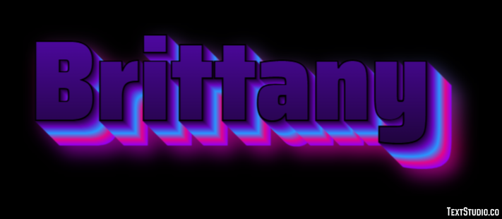 Brittany Text Effect