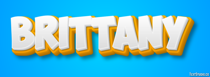 Brittany テキスト効果