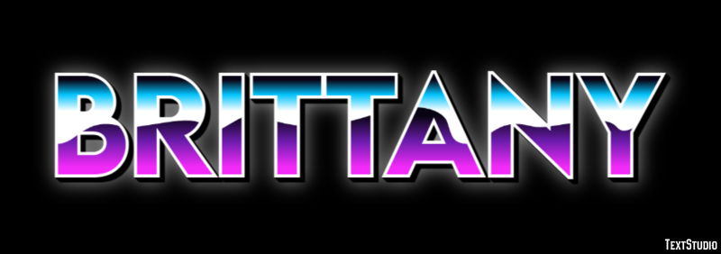 Brittany テキスト効果