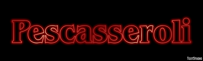 Pescasseroli Эффект текста