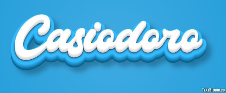 Casiodoro Efecto de Texto