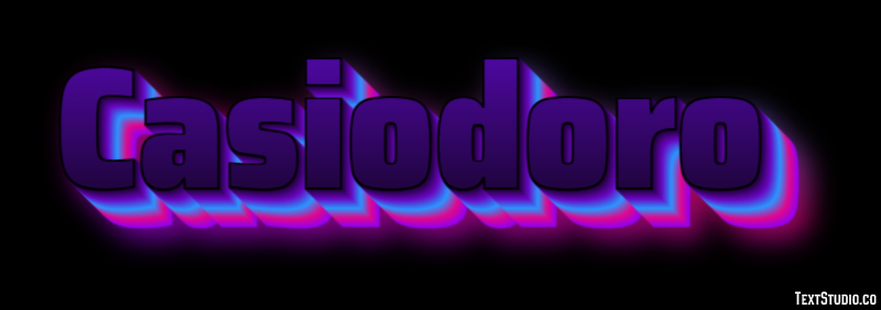 Casiodoro Efecto de texto