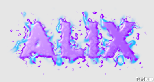 Alix Efecto de Texto