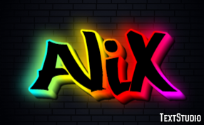 Alix Efecto de Texto