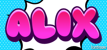 Alix Efecto de Texto