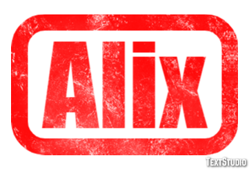 Alix Efecto de Texto