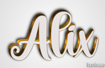 Alix Efecto de Texto