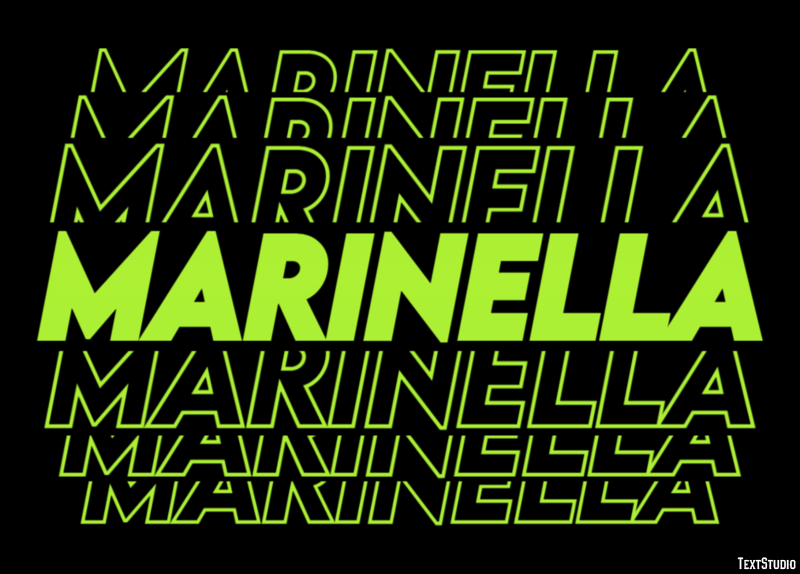 Marinella Effetto testo