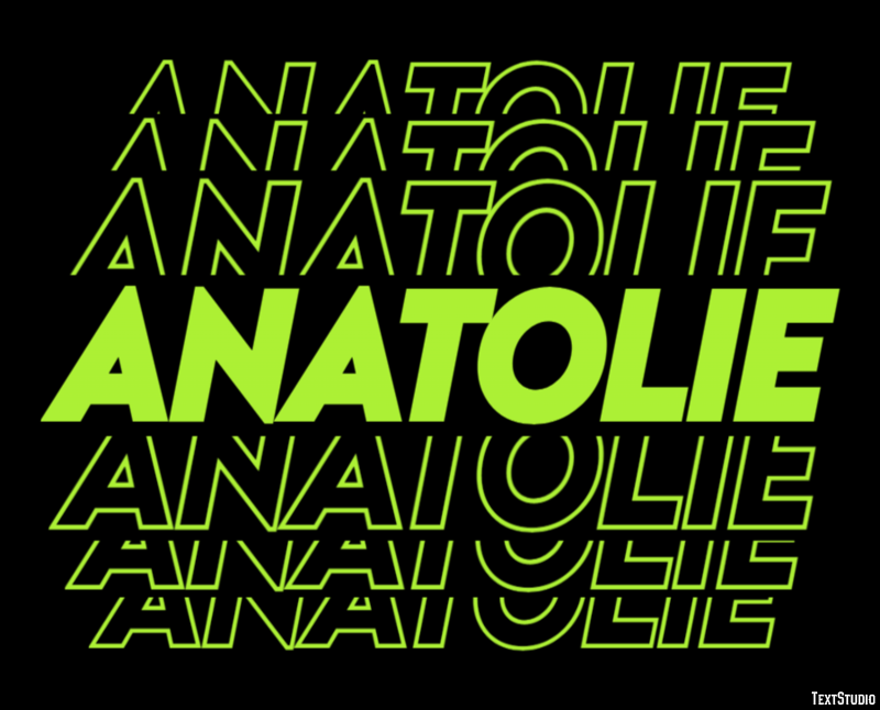 Anatolie Efecto de texto