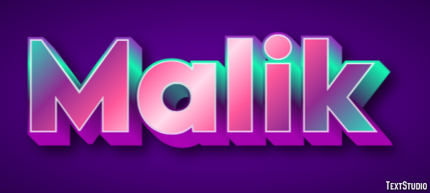 Malik Text Effect