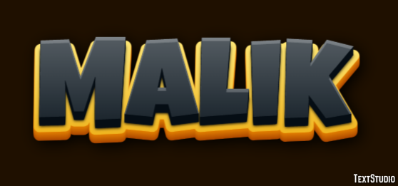 Malik Text effect