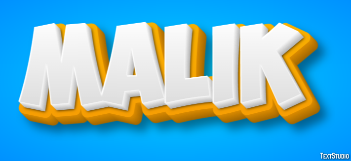 Malik Text effect