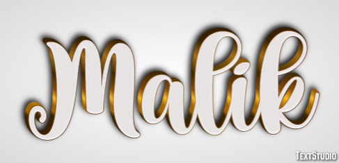 Malik Efecto de Texto