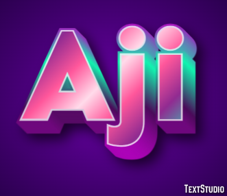 Aji Text Effect
