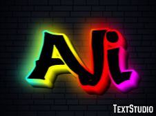 Aji Text effect