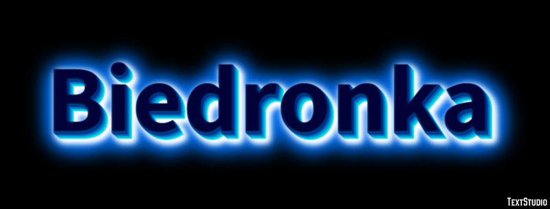 Biedronka Effetto testo