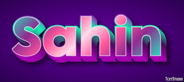 Sahin Texteffekt