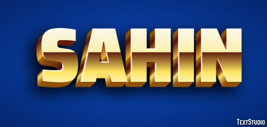 Sahin Text Effect