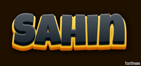 Sahin Text Effect