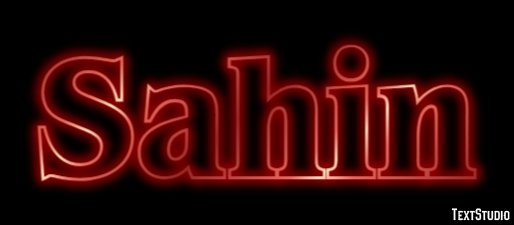 Sahin Texteffekt