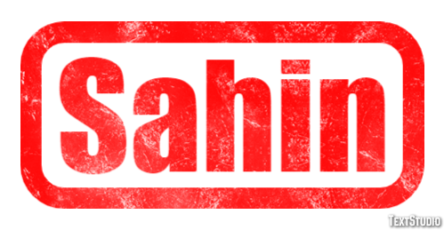 Sahin Texteffekt