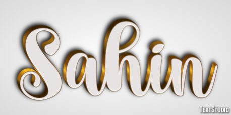 Sahin Text Effect