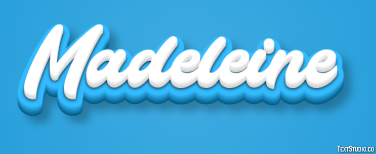 Madeleine Texteffekt