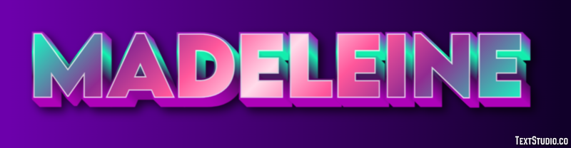 Madeleine Texteffekt