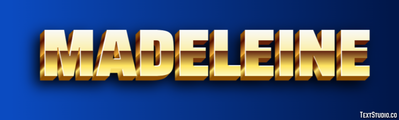 Madeleine Texteffekt