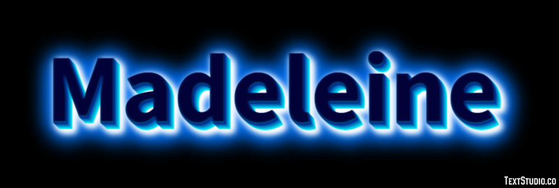 Madeleine Texteffekt