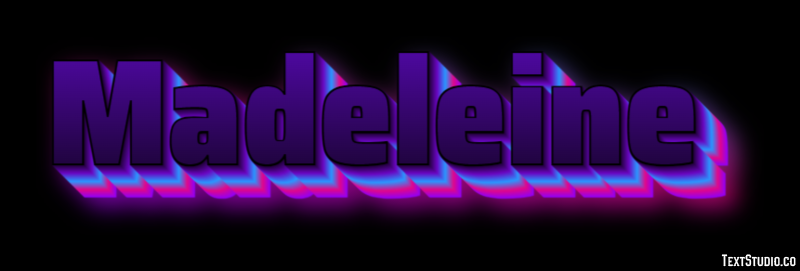 Madeleine Texteffekt