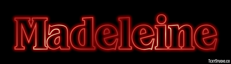 Madeleine Texteffekt