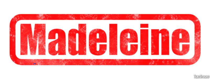 Madeleine Texteffekt
