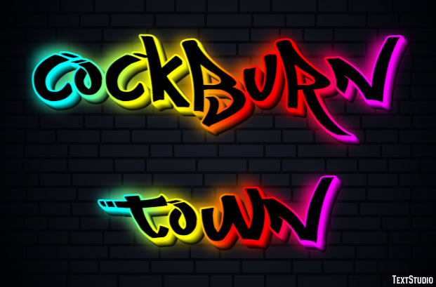 Cockburn Town Efekt tekstowy