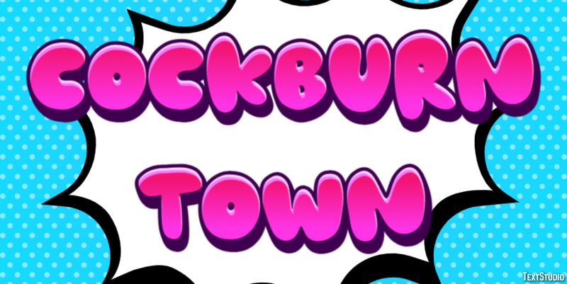 Cockburn Town Efekt tekstowy