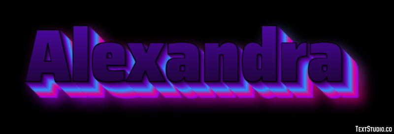 Alexandra Text Effect