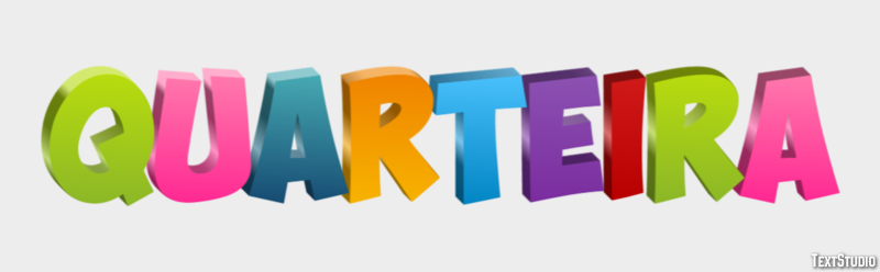 Quarteira Efecto de Texto