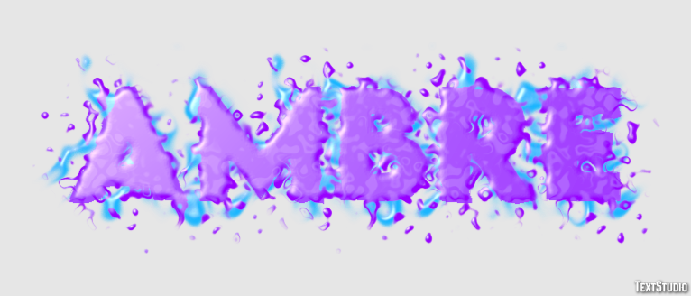 Ambre Tekst Effect