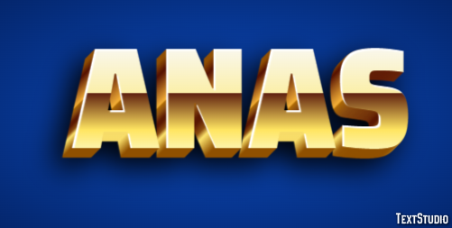 Anas Text Effect