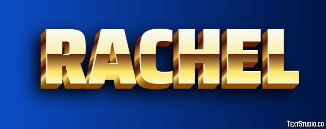Rachel Text Effect