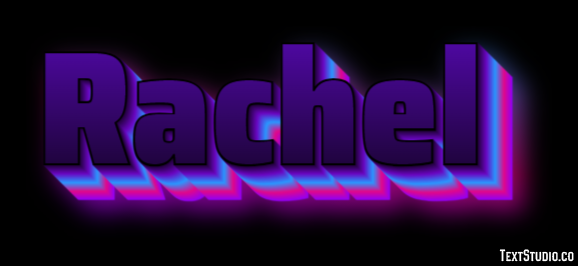 Rachel Text Effect