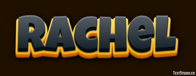 Rachel Text Effect