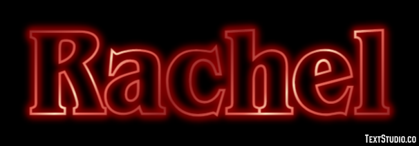 Rachel Text Effect