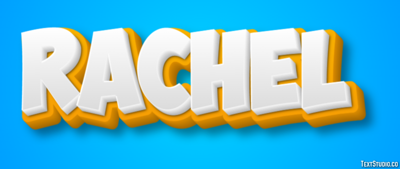 Rachel Text Effect