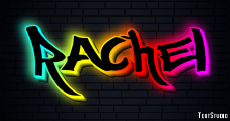 Rachel Text Effect