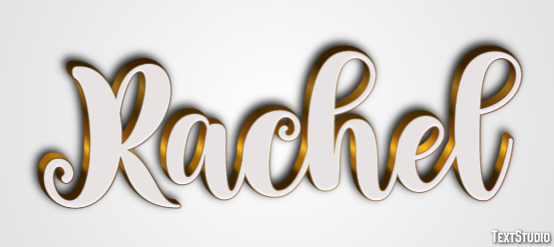 Rachel Text Effect