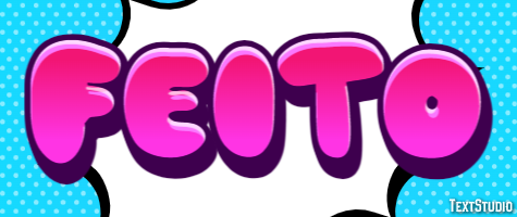 Feito Efeito do texto