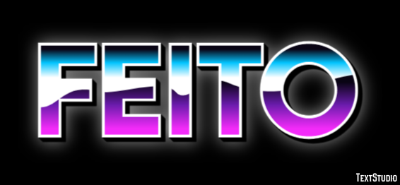 Feito Efeito do texto
