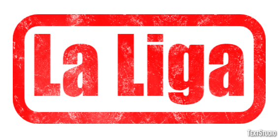 La Liga Texteffekt