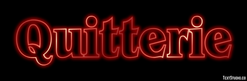 Quitterie Effet de Texte
